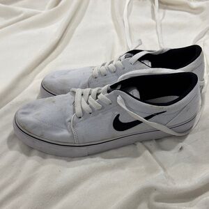 White Fabric Nike SB Sneakers